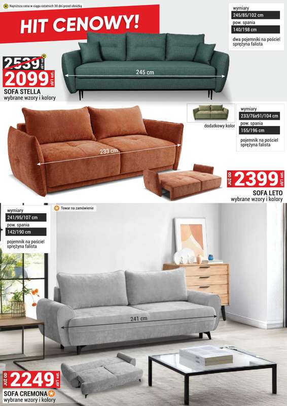 Merkury Market - gazetka promocyjna Meble, wypoczynki, materace od soboty 01.11 do niedzieli 30.11 - strona 7