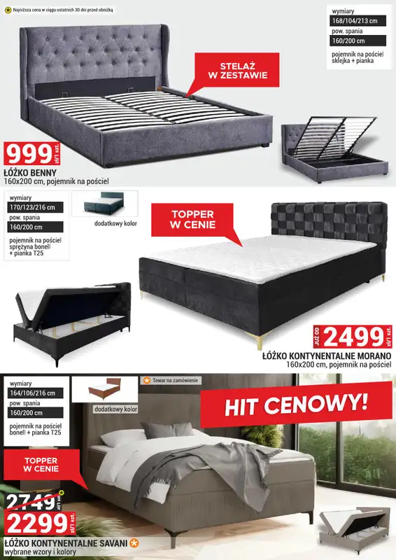 Merkury Market - gazetka promocyjna Meble, wypoczynki, materace od soboty 01.11 do niedzieli 30.11 - strona 40