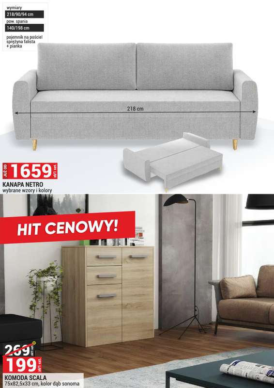 Merkury Market - gazetka promocyjna Meble, wypoczynki, materace od soboty 01.11 do niedzieli 30.11 - strona 19