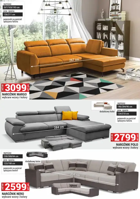 Merkury Market - gazetka promocyjna Meble, wypoczynki, materace od soboty 01.11 do niedzieli 30.11 - strona 12