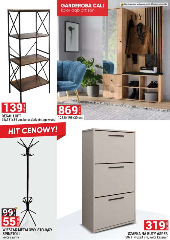 Merkury Market - gazetka promocyjna Meble, wypoczynki, materace od soboty 01.11 do niedzieli 30.11 - strona 22 Merkury Market - gazetka promocyjna Meble, wypoczynki, materace od soboty 01.11 do niedzieli 30.11 - strona 22