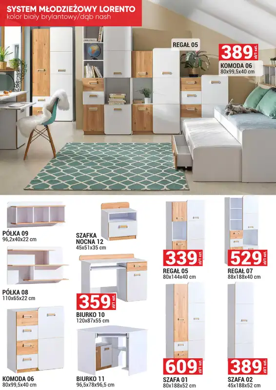 Merkury Market - gazetka promocyjna Meble, wypoczynki, materace od soboty 01.11 do niedzieli 30.11 - strona 17