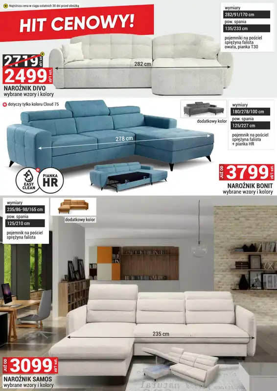 Merkury Market - gazetka promocyjna Meble, wypoczynki, materace od soboty 01.11 do niedzieli 30.11 - strona 11