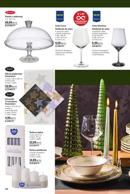 Makro - gazetka promocyjna Świąteczne dekoracje od niedzieli 02.11 do środy 31.12 - strona 26 Makro - gazetka promocyjna Świąteczne dekoracje od niedzieli 02.11 do środy 31.12 - strona 26