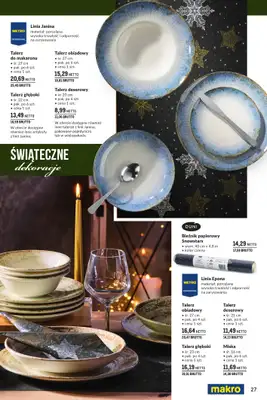 Makro - gazetka promocyjna Świąteczne dekoracje od niedzieli 02.11 do środy 31.12 - strona 27 Makro - gazetka promocyjna Świąteczne dekoracje od niedzieli 02.11 do środy 31.12 - strona 27