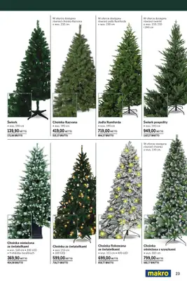 Makro - gazetka promocyjna Świąteczne dekoracje od niedzieli 02.11 do środy 31.12 - strona 23 Makro - gazetka promocyjna Świąteczne dekoracje od niedzieli 02.11 do środy 31.12 - strona 23