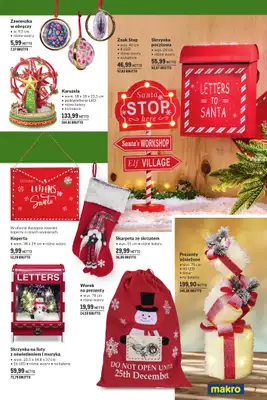 Makro - gazetka promocyjna Świąteczne dekoracje od niedzieli 02.11 do środy 31.12 - strona 7 Makro - gazetka promocyjna Świąteczne dekoracje od niedzieli 02.11 do środy 31.12 - strona 7