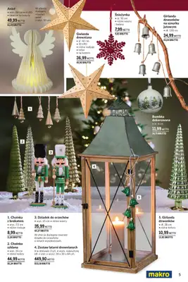Makro - gazetka promocyjna Świąteczne dekoracje od niedzieli 02.11 do środy 31.12 - strona 5 Makro - gazetka promocyjna Świąteczne dekoracje od niedzieli 02.11 do środy 31.12 - strona 5
