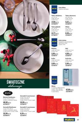 Makro - gazetka promocyjna Świąteczne dekoracje od niedzieli 02.11 do środy 31.12 - strona 25
