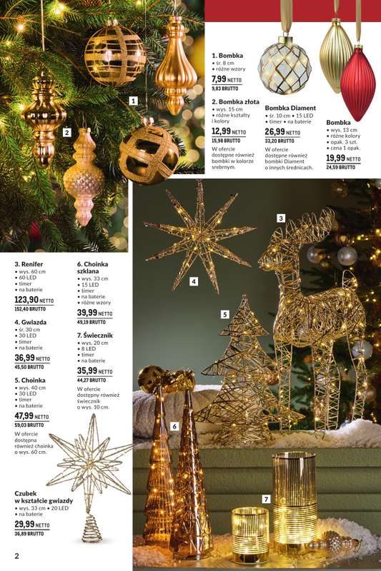 Makro - gazetka promocyjna 艢wi膮teczne dekoracje od niedzieli 02.11 do 艣rody 31.12 - strona 2 Makro - gazetka promocyjna 艢wi膮teczne dekoracje od niedzieli 02.11 do 艣rody 31.12 - strona 2
