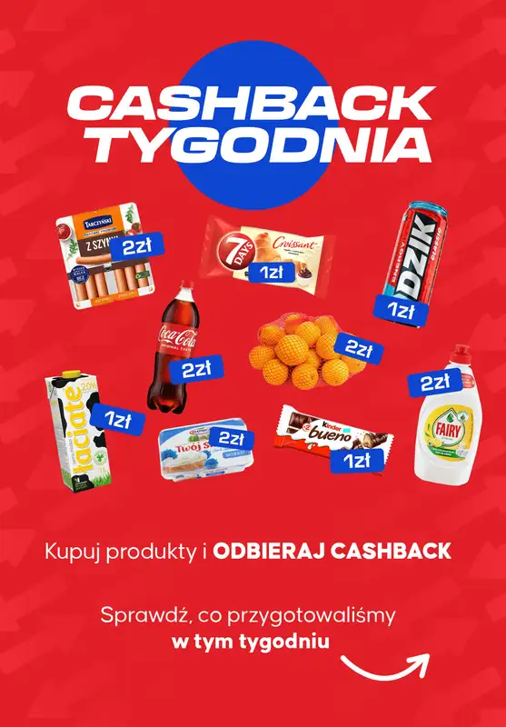 $Kasa wraca - gazetka promocyjna Kupuj produkty i odbieraj zwroty od poniedziałku 03.11 do niedzieli 09.11