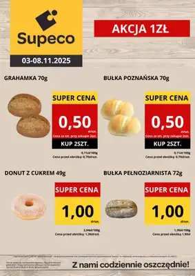 Supeco - gazetka promocyjna Oferta tygodnia od poniedziałku 03.11 do soboty 08.11 - strona 2 Supeco - gazetka promocyjna Oferta tygodnia od poniedziałku 03.11 do soboty 08.11 - strona 2
