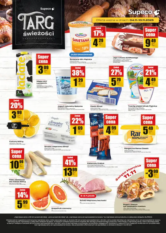 Supeco - gazetka promocyjna Targ świeżości  