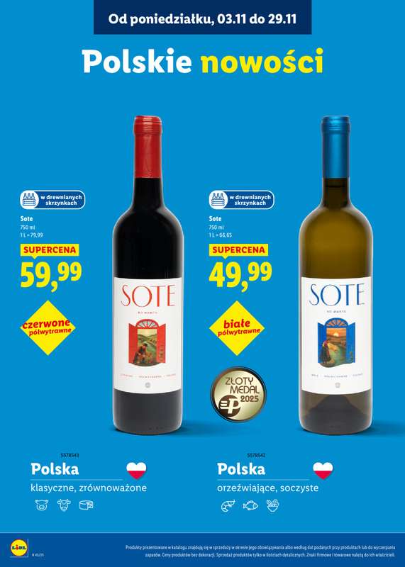 Lidl - gazetka promocyjna Karta Win od poniedziałku 03.11 do soboty 29.11 - strona 4