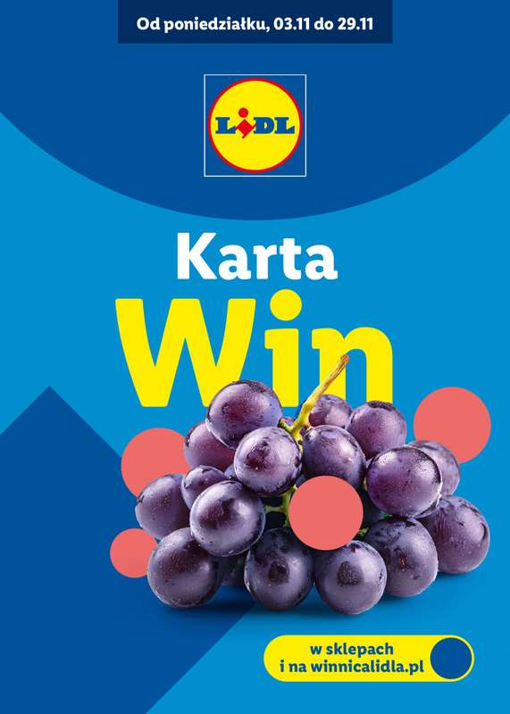 Lidl - gazetka promocyjna Karta Win  do soboty 29.11