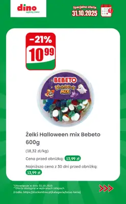 Dino - gazetka promocyjna Specjalna oferta na 31.10.2025 - promocje spoza gazetki od piątku 31.10 do piątku 31.10 - strona 9 Dino - gazetka promocyjna Specjalna oferta na 31.10.2025 - promocje spoza gazetki od piątku 31.10 do piątku 31.10 - strona 9