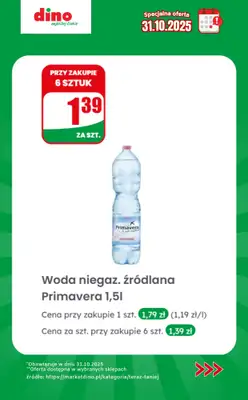 Dino - gazetka promocyjna Specjalna oferta na 31.10.2025 - promocje spoza gazetki od piątku 31.10 do piątku 31.10 - strona 8 Dino - gazetka promocyjna Specjalna oferta na 31.10.2025 - promocje spoza gazetki od piątku 31.10 do piątku 31.10 - strona 8