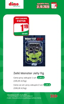Dino - gazetka promocyjna Specjalna oferta na 31.10.2025 - promocje spoza gazetki od piątku 31.10 do piątku 31.10 - strona 10 Dino - gazetka promocyjna Specjalna oferta na 31.10.2025 - promocje spoza gazetki od piątku 31.10 do piątku 31.10 - strona 10