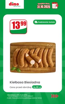 Dino - gazetka promocyjna Specjalna oferta na 31.10.2025 - promocje spoza gazetki od piątku 31.10 do piątku 31.10 - strona 5 Dino - gazetka promocyjna Specjalna oferta na 31.10.2025 - promocje spoza gazetki od piątku 31.10 do piątku 31.10 - strona 5
