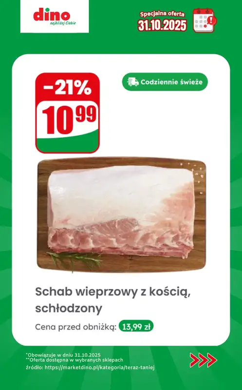 Dino - gazetka promocyjna Specjalna oferta na 31.10.2025 - promocje spoza gazetki od piątku 31.10 do piątku 31.10 - strona 4
