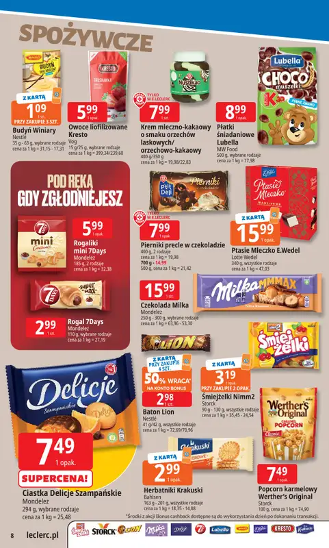 Leclerc - gazetka promocyjna Oferta E.Leclerc | Tanio to tu! od wtorku 04.11 do poniedziałku 10.11 - strona 8