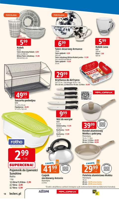 Leclerc - gazetka promocyjna Oferta E.Leclerc od wtorku 04.11 do poniedzia艂ku 10.11 - strona 14 Leclerc - gazetka promocyjna Oferta E.Leclerc od wtorku 04.11 do poniedzia艂ku 10.11 - strona 14