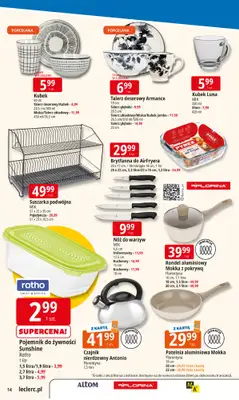 Leclerc - gazetka promocyjna Oferta E.Leclerc | Tanio to tu! od wtorku 04.11 do poniedziałku 10.11 - strona 14 Leclerc - gazetka promocyjna Oferta E.Leclerc | Tanio to tu! od wtorku 04.11 do poniedziałku 10.11 - strona 14