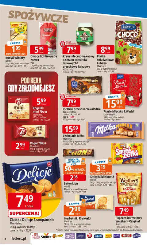 Leclerc - gazetka promocyjna Oferta E.Leclerc | Tanio to tu! od wtorku 04.11 do poniedziałku 10.11 - strona 8