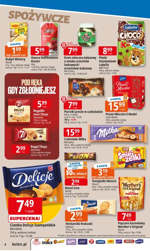 Leclerc - gazetka promocyjna Oferta E.Leclerc | Tanio to tu! od wtorku 04.11 do poniedzia艂ku 10.11 - strona 8 Leclerc - gazetka promocyjna Oferta E.Leclerc | Tanio to tu! od wtorku 04.11 do poniedzia艂ku 10.11 - strona 8