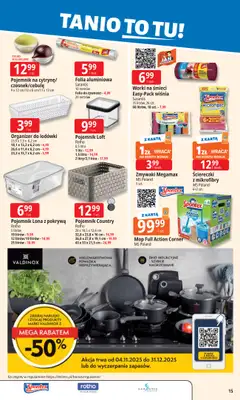 Leclerc - gazetka promocyjna Oferta E.Leclerc | Tanio to tu! od wtorku 04.11 do poniedziałku 10.11 - strona 15