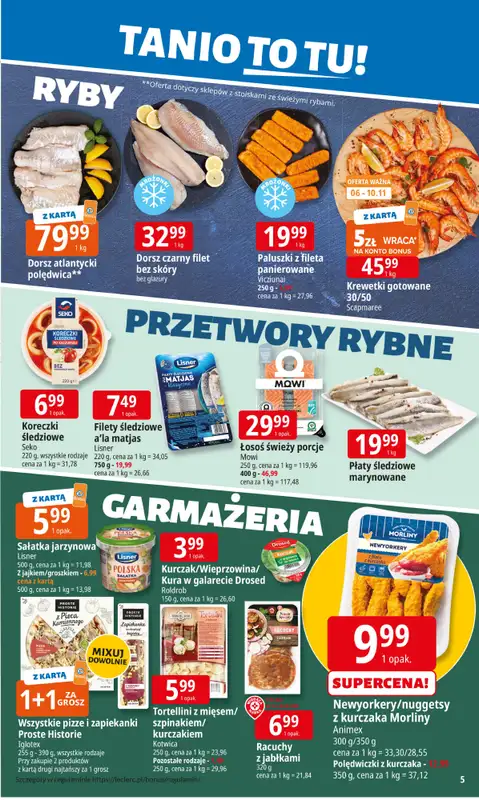 Leclerc - gazetka promocyjna Oferta E.Leclerc | Tanio to tu! od wtorku 04.11 do poniedziałku 10.11 - strona 5