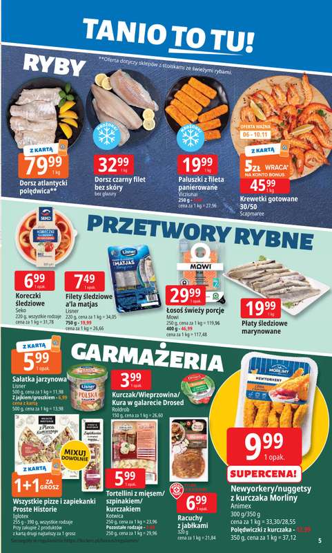 Leclerc - gazetka promocyjna Oferta E.Leclerc | Tanio to tu! od wtorku 04.11 do poniedziałku 10.11 - strona 5