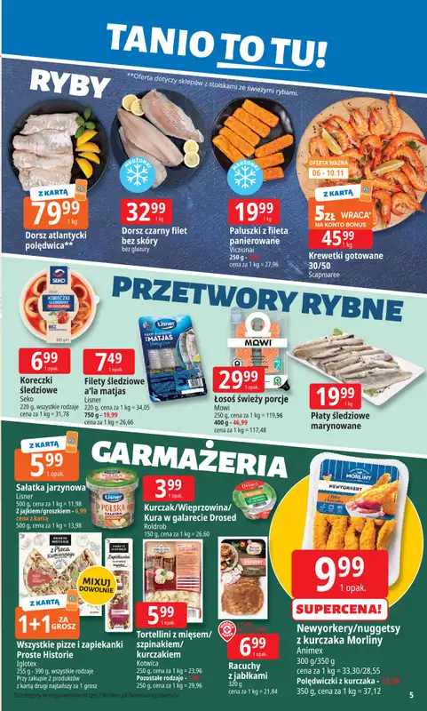 Leclerc - gazetka promocyjna Oferta E.Leclerc | Tanio to tu! od wtorku 04.11 do poniedziałku 10.11 - strona 5