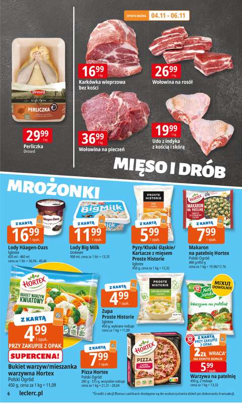 Leclerc - gazetka promocyjna Oferta E.Leclerc od wtorku 04.11 do poniedzia艂ku 10.11 - strona 6 Leclerc - gazetka promocyjna Oferta E.Leclerc od wtorku 04.11 do poniedzia艂ku 10.11 - strona 6