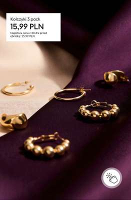Kolczyki 3 pack