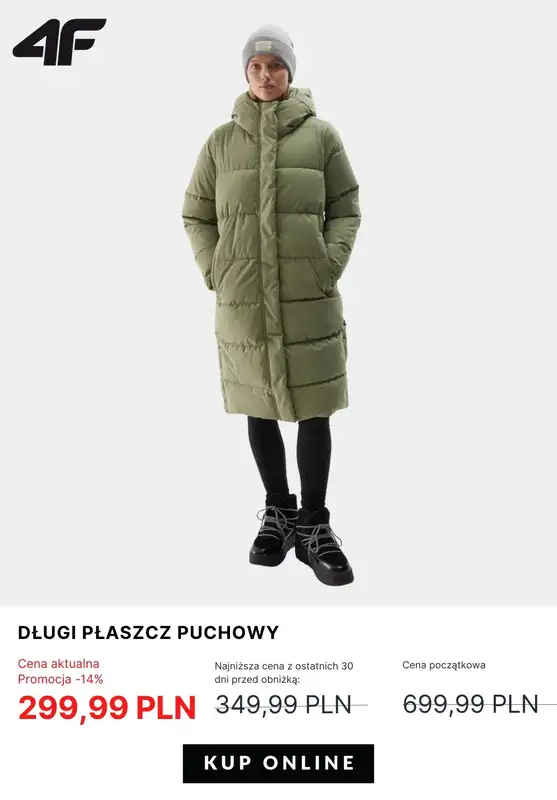 4F - gazetka promocyjna Do -30% Mid Season Sale od piątku 31.10  - strona 11
