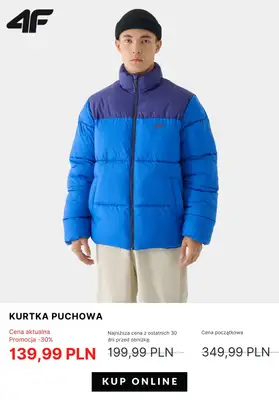 4F - gazetka promocyjna Do -30% Mid Season Sale od piątku 31.10  - strona 12 4F - gazetka promocyjna Do -30% Mid Season Sale od piątku 31.10  - strona 12