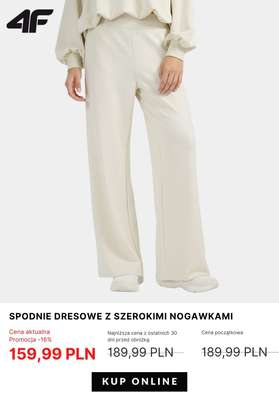 4F - gazetka promocyjna Do -30% Mid Season Sale od piątku 31.10  - strona 9