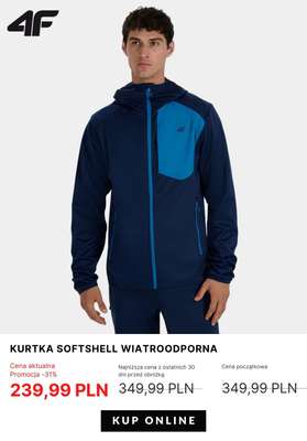 Kurtka Softshell Wiatroodporna