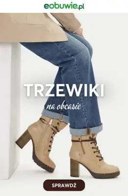 eobuwie.pl - gazetka promocyjna Trzewiki na obcasie od piątku 31.10  eobuwie.pl - gazetka promocyjna Trzewiki na obcasie od piątku 31.10