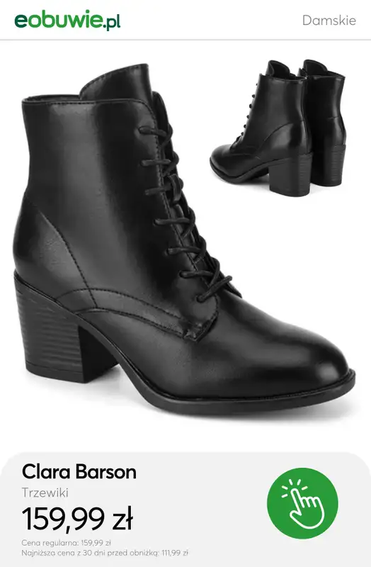 eobuwie.pl - gazetka promocyjna Trzewiki na obcasie   - strona 3