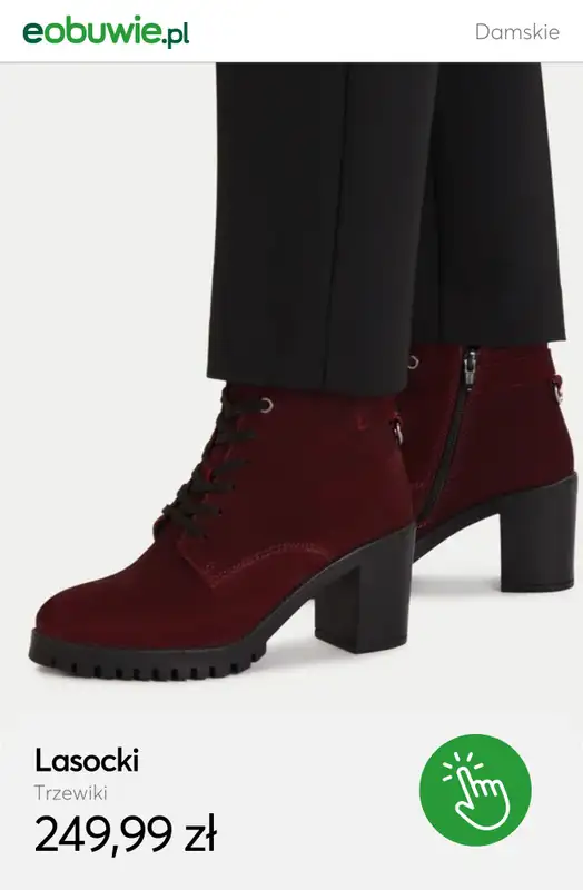eobuwie.pl - gazetka promocyjna Trzewiki na obcasie od piątku 31.10  - strona 8