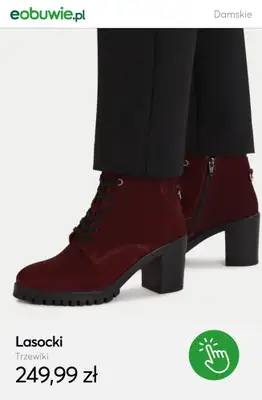 eobuwie.pl - gazetka promocyjna Trzewiki na obcasie od piątku 31.10  - strona 8 eobuwie.pl - gazetka promocyjna Trzewiki na obcasie od piątku 31.10  - strona 8