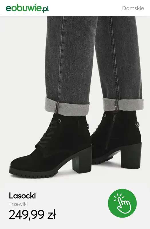 eobuwie.pl - gazetka promocyjna Trzewiki na obcasie od piątku 31.10  - strona 9