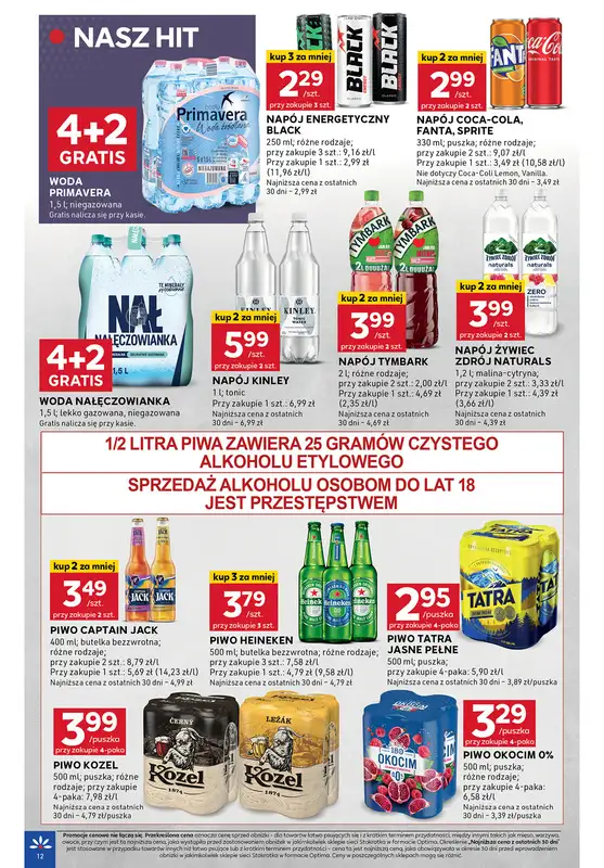 Stokrotka - gazetka promocyjna Gazetka Optima od czwartku 30.10 do środy 05.11 - strona 12