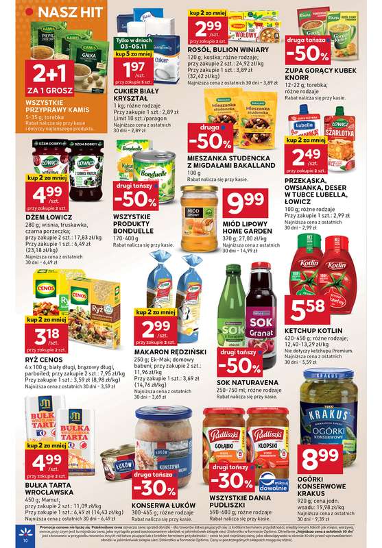 Stokrotka - gazetka promocyjna Gazetka Optima od czwartku 30.10 do 艣rody 05.11 - strona 10 Stokrotka - gazetka promocyjna Gazetka Optima od czwartku 30.10 do 艣rody 05.11 - strona 10