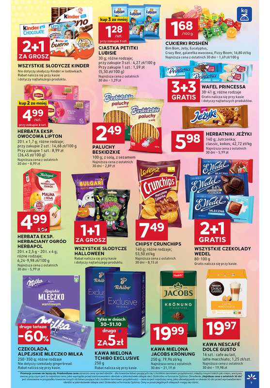 Stokrotka - gazetka promocyjna Gazetka Optima od czwartku 30.10 do 艣rody 05.11 - strona 9 Stokrotka - gazetka promocyjna Gazetka Optima od czwartku 30.10 do 艣rody 05.11 - strona 9