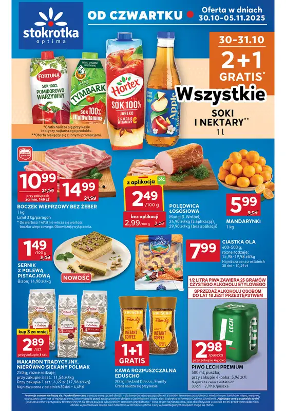 Stokrotka - gazetka promocyjna Gazetka Optima  