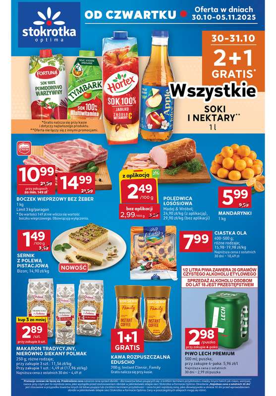 Stokrotka - gazetka promocyjna Gazetka Optima od czwartku 30.10 do 艣rody 05.11 Stokrotka - gazetka promocyjna Gazetka Optima od czwartku 30.10 do 艣rody 05.11