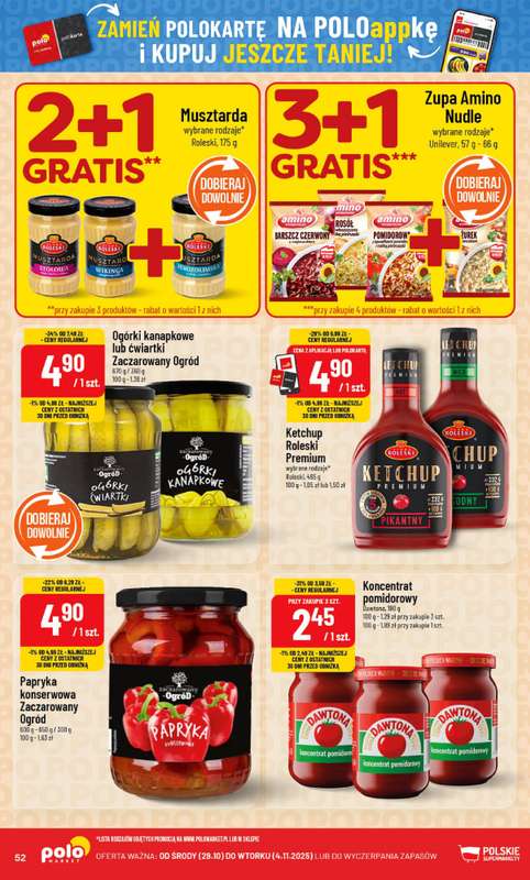 POLOmarket - gazetka promocyjna Gazetka od środy 29.10 do wtorku 04.11 - strona 52